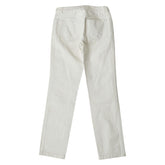 シャネル 5ポケット ジーンズ デニムパンツ サイズ:34 P22104V13234 ホワイト コットン レディース CHANEL 【中古】